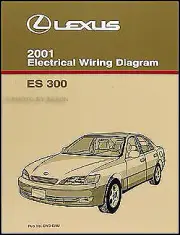 2001 Lexus ES 300 Wiring Diagram Manual NEW Original Electrical Schematic ES300