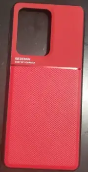 S20 Ultra Phone Case Red and Black