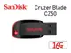 SanDisk Cruzer Blade CZ50 16G 隨身碟-紅黑
