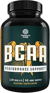 Branch Chain Amino Acids Supplement - Vegan BCAA Capsules Post Workout Muscle Recovery and Muscle Growth Support - Branched Chain Amino Acids Supplement for Men and Womens Workout Recovery 120 Count