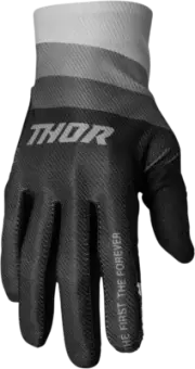 Thor Men's Cycling MTB Assist Gloves Black/Gray eMTB BMX Mountain Biking Trail