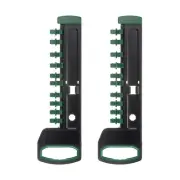 2pcs Socket Organizer 3/8" Drive x 12 Clips Portable Socket Clip Holder, Green
