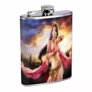 Harem Pin Up Girls D9 Flask 8oz Stainless Steel Hip Drinking Whiskey