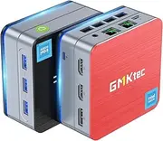 GMKtec Desktop Mini PC Intel N150 12GB DDR5 256GB SSD Dual LAN, Mini Computer 4K Triple Display, WiFi6, BT5.2, Energy Efficient