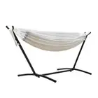 Hammock Bed Camping Chair Outdoor Lounge Single Cotton with Stand Camping