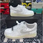 NIKE AIR FORCE 1 '07 PRM 白灰 反光 奶油底 休閒運動 CJ1631-100