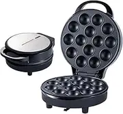 Electric Takoyaki Maker, Health and Home Cupcake Maker Machine, Takoyaki Maker Pan for Takoyaki Octopus Ball, Make 14 Japanese Octopus Balls at Once, Easy to Use and Store