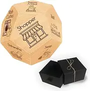 UNICRAFTALE Date Night Dice 1Set Wood Housework Decision Dice Couples Gift Ideas Decision Dices with Rectangle Velvet Packing Pouches for Him and Her Anniversary Birthday Gifts for Husband Wife