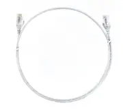 8WARE CAT6 Ultra Thin Slim Cable 20m - White Color Premium RJ45 Ethernet Network LAN UTP Patch Cord 26AWG