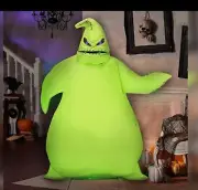 Nightmare Before Christmas Green Oogie Boogie Animated Halloween Prop 6 Ft