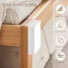 40 Pcs Headboard Stoppers for Wall Flexible EVA Foam Headboard Pads Easy NX