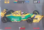 1992 Benetton Ford Michael Schumacher Formula 1 F1 Grand Prix Poster Large