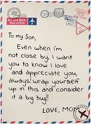 HWX Media Son Blanket, Birthday Gifts Presents for Son from Mom Dad…
