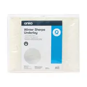Winter Sherpa Underlay - Queen Bed, Beige