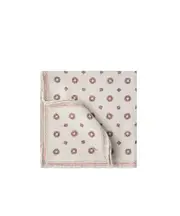 Brunello Cucinelli Double Face Pocket Square One size White