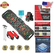 Ultimate Push Up Board with Weighted Capacity & Smart Count - Home Gym Must-Have