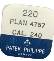 patek philippe Cal 240 Part 220 Genuine Fourth Wheel in packing