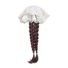 White Lace Hair Bands Ponytail Boxing Braided Twist Braid Wig Party