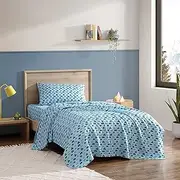 Eddie Bauer Kids - Twin Sheets, Stain Resistant Kids Bedding, Ideal for Toddler Bedding Set (Little Rider Blue, Twin)