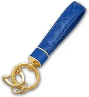 YaSeim Genuine Leather Car Keychain,Universal Heavy Duty Metal Key Chain Accessories,Car Key Fob Keychain Holder