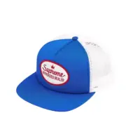 Supreme Authorized Mesh Back 5-Panel Royal Blue Trucker Hat Dealer