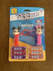 Mickey And Minnie Pez Dispenser Clips - Disney Mickey And Friends