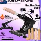 Sex Machine Auto Heating Realistic Dildo Vibrator Telescopic Thrusting Sex Toy