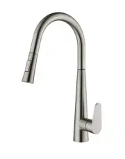 High Arc Kitchen Faucet Single-Handle with Pull-Down Sprayer Stainless Steel