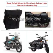 Fit For Royal Enfield "METEOR & CLASSIC REBORN 350cc" Single Black Pannier Bag