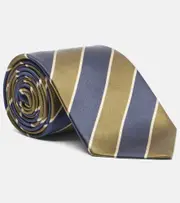 [Saint Laurent] Saint Laurent Striped silk tie One Size multicoloured