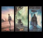 Kevin Wilson - Star Wars Trilogy - OOP Rare AP Set! 12x24" Thick Screen Print