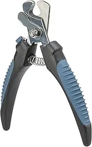 TRIXIE Modern Silver Pet Grooming Scissors, Claw Scissors, 13 cm