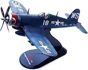 Simulation Alloy Aircraft Model 1:72 Alloy WWII USMC F4U Corsair Fighter VMF-323 Death Rattlers White 18 Model