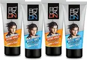 RockOn Hair Gel for Men Medium Hold Stylish Soft Gel with Strong Hold Gel 60g Each – for Wet Look and Shiny Hair Combo Pack of 4 (2p Hard Hold Gel & 2p Soft Gel) Gift for Husband and Boyfriend