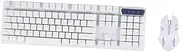 SWOOMEY 1Set Ergonomic Backlight Keyboard and Mouse USB Gaming Keyboard and Mouse for Comfortable Gaming Experience Portable Lightweight Durable Design for Gamers