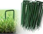 Marlow 100PCS Synthetic Artificial Grass Pins Turf Pin U Fastening Lawn Weed Mat