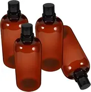 TOGEVAL 4Pcs Travel Shampoo Dispenser Bottles Refillable Lotion Bottles for Toiletries Versatile Empty Bottles with Design for Travel and Daily Use