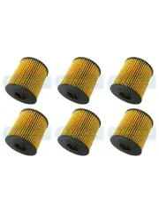 6 x Transgold Oil Filter Cartridge fits Mini Countryman 1.6 R60 Cooper S (for: Mini)