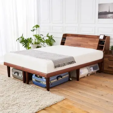 野崎5尺床箱型高腳雙人床