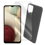 2in1 Screen Protector TPU Case for Samsung Galaxy A12 SM-A125U Metro by T-Mobile