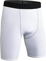 [Lanbaosi] Boys' Compression Shorts Youth Cool Dry Baselayer Sports Tights Athletic Spandex Legging