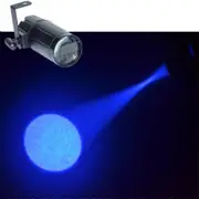 3W RGBWYP LED Pinspot Spotlights Disco Mirror Ball Beam Projector Spot Lamp Disco Home Party DJ Show Stage Decor Lighting Blue EU plug