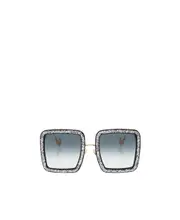 Square frame sunglasses One size Gray