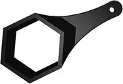 ULROAD Replacement part for BBS wheel wrench RS hex key RS key 80 mm rim cap 09 23 576 SW80 0923576 tool
