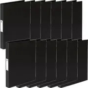 Marbig Deluxe Ring Binder 3D 32mm A3 Portrait Black PVC Box 12