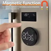 Digital Kitchen Timer with Large LED Display - Countdown/Countup, Adjustable Vol
