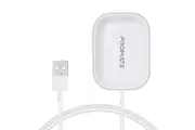 PROMATE 5W Anti-Slip Qi Wireless Charging Dock for Apple Airpods - White AURAPOD-1.WHT