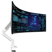 AVLT Single 13"-38" Monitor Arm Desk Mount fits One Flat/Curved/Ultrawide Mon...
