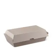 200Pcs Kraft Paper Large Snackpack Box Disposable Take Away Food Container