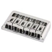 Chrome Top Mount Hard Tail Strat style High Mass String Through Guitar Bridge